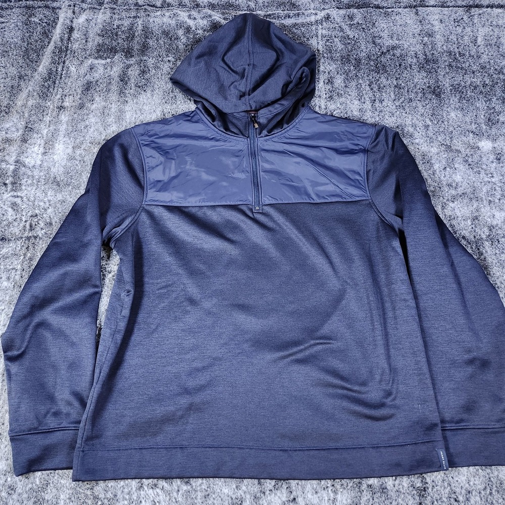 Perry Ellis Large 1/4 Zip Up Blue